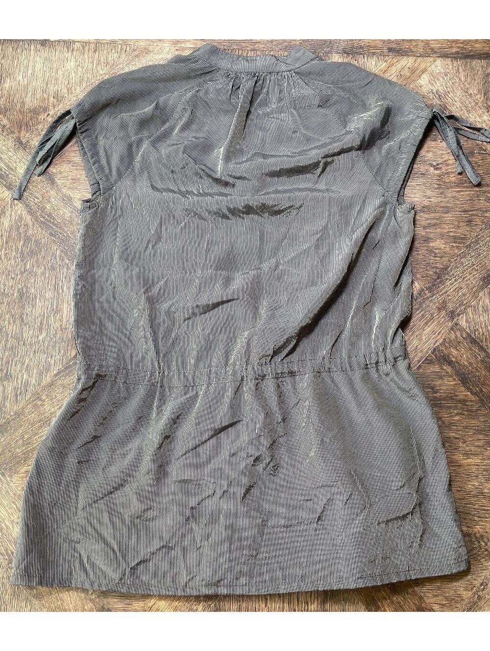 Lulumari Small Brown Floral Embroidered Blouse Cottagecore size small-004 - Picture 8 of 8